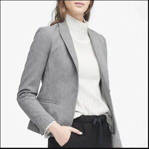 Banana Republic Classic Blazer light grey Petite 00